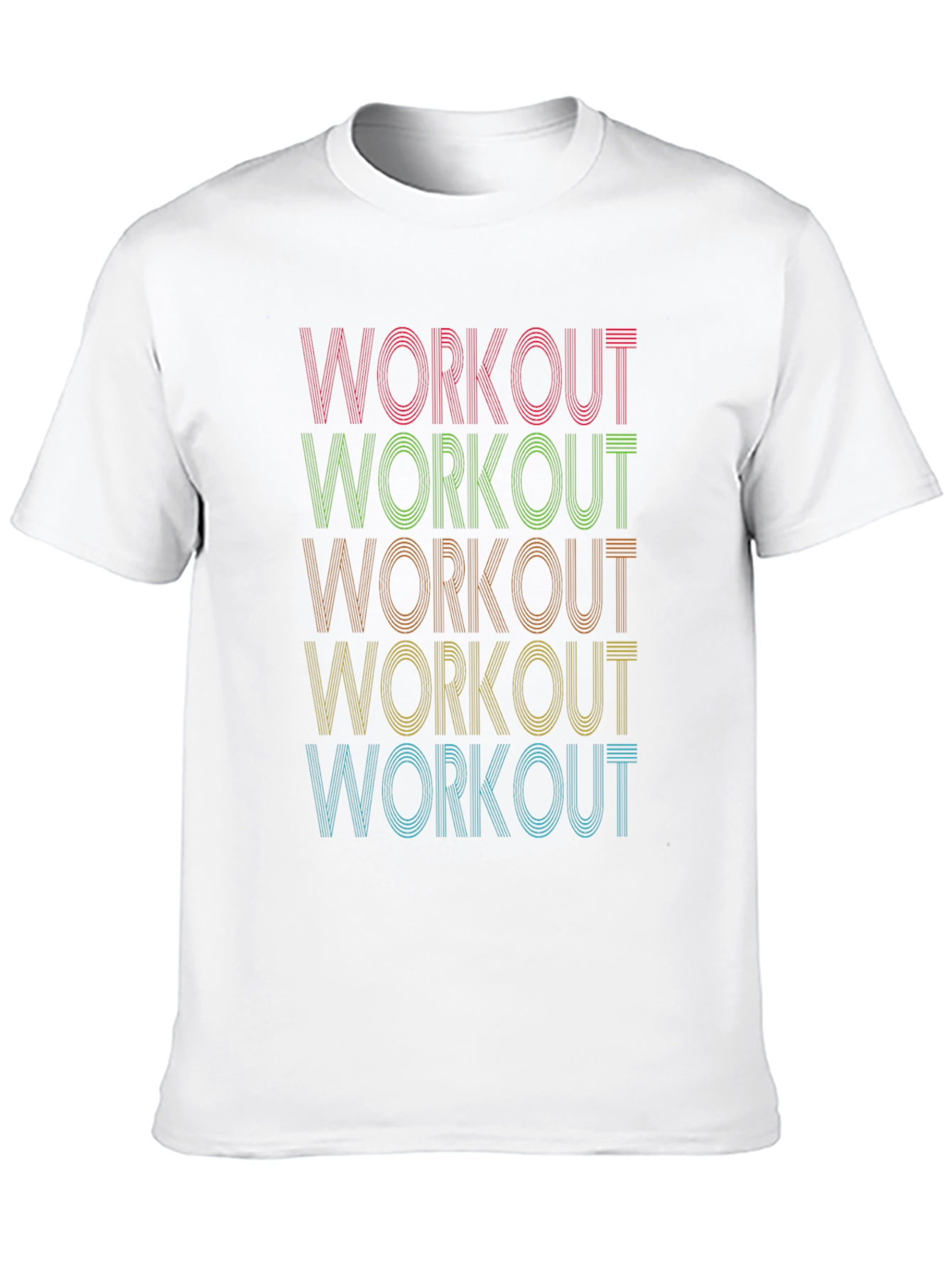 Retro Workout T-Shirt - Fitness Apparel