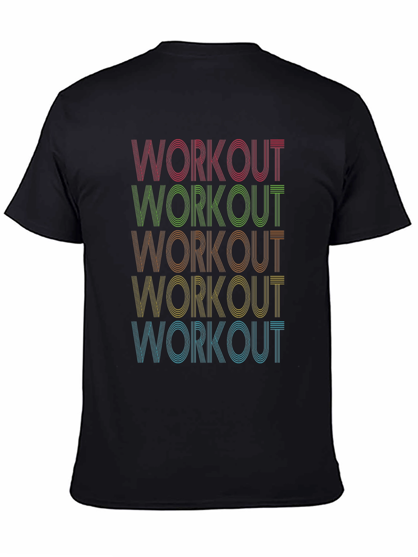 Retro Workout T-Shirt - Fitness Apparel