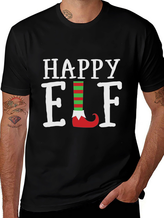 Happy Elf Christmas Holiday T-Shirt