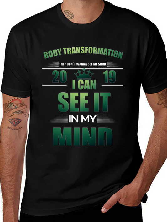 Body Transformation T-Shirt - Motivational Fitness Tee