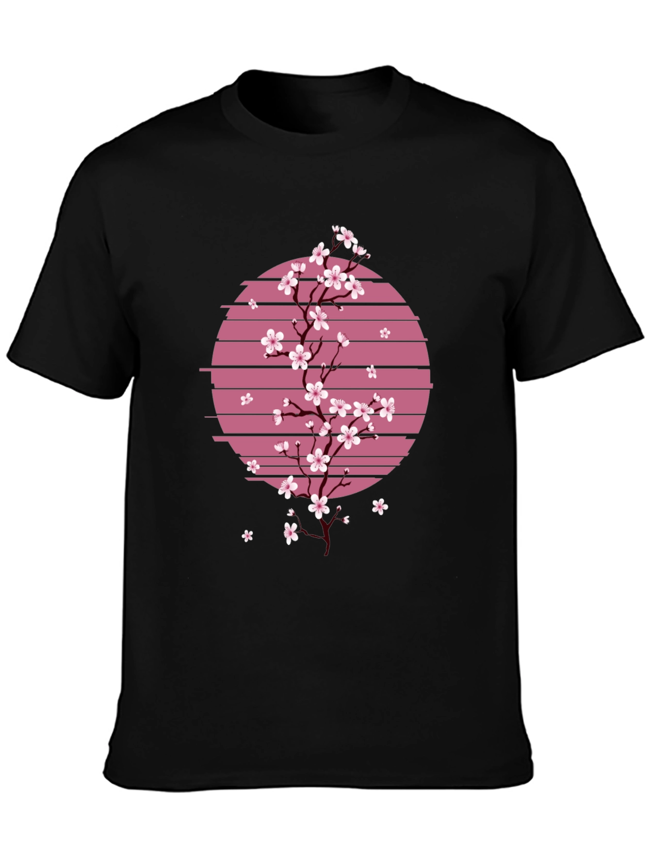 Sakura Sunset T-Shirt - Japanese Cherry Blossom Tee