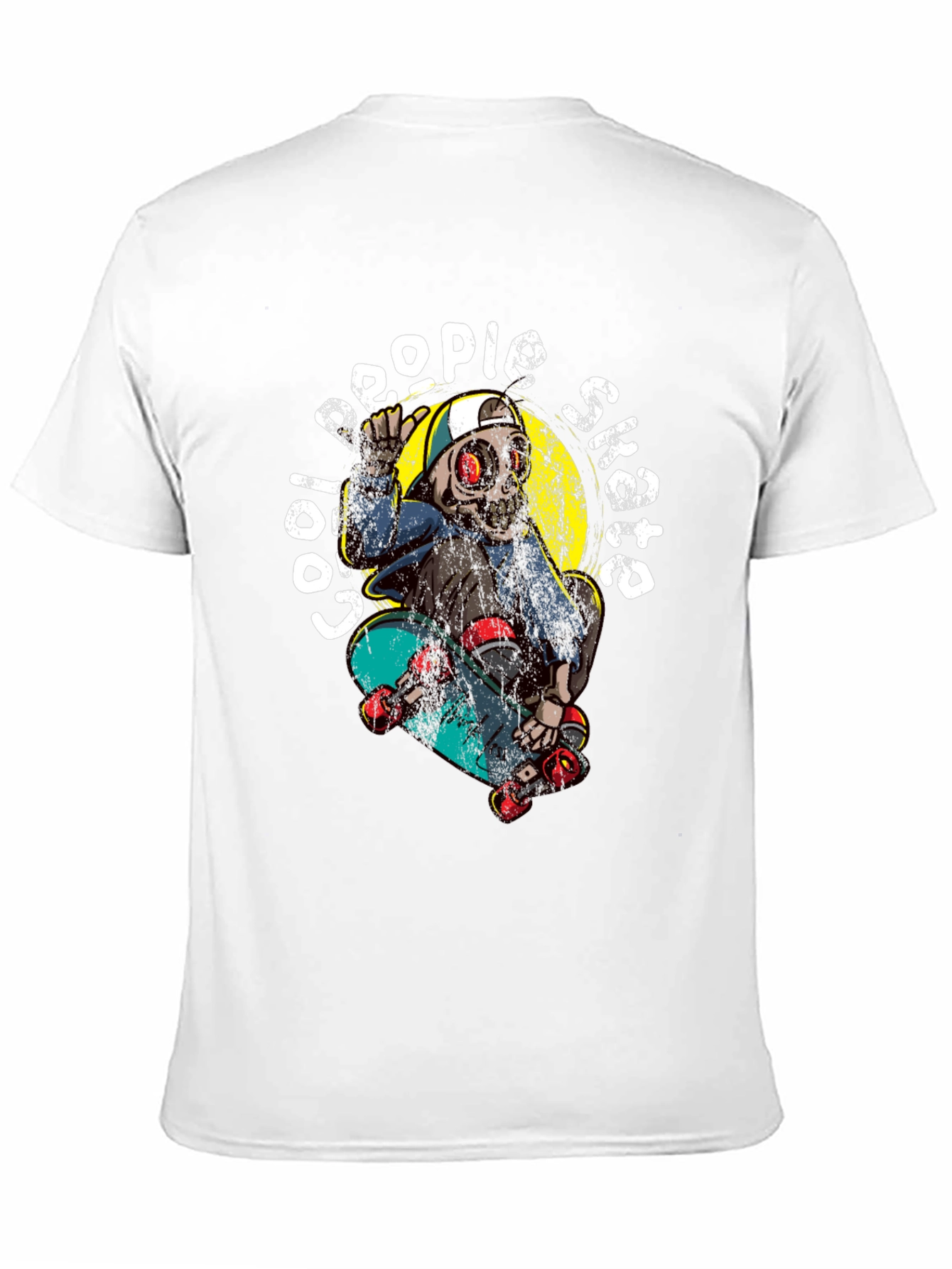 Cool People Skate Black Graphic T-Shirt