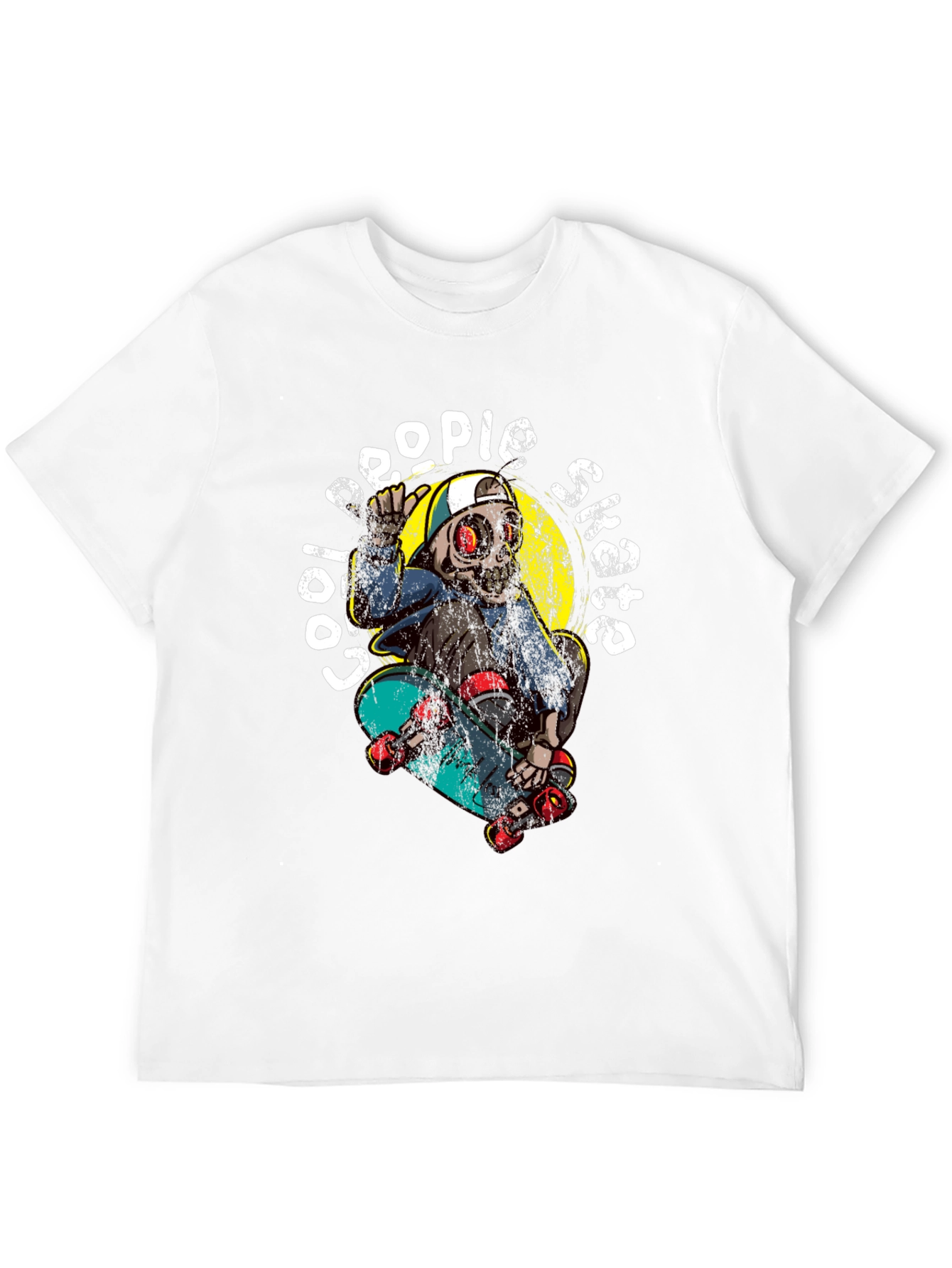 Cool People Skate Black Graphic T-Shirt