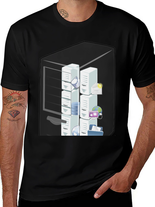 Server Room Graphic T-Shirt - IT Pro Apparel