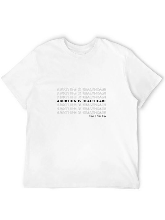 Abortion is Healthcare Black Graphic Tee
