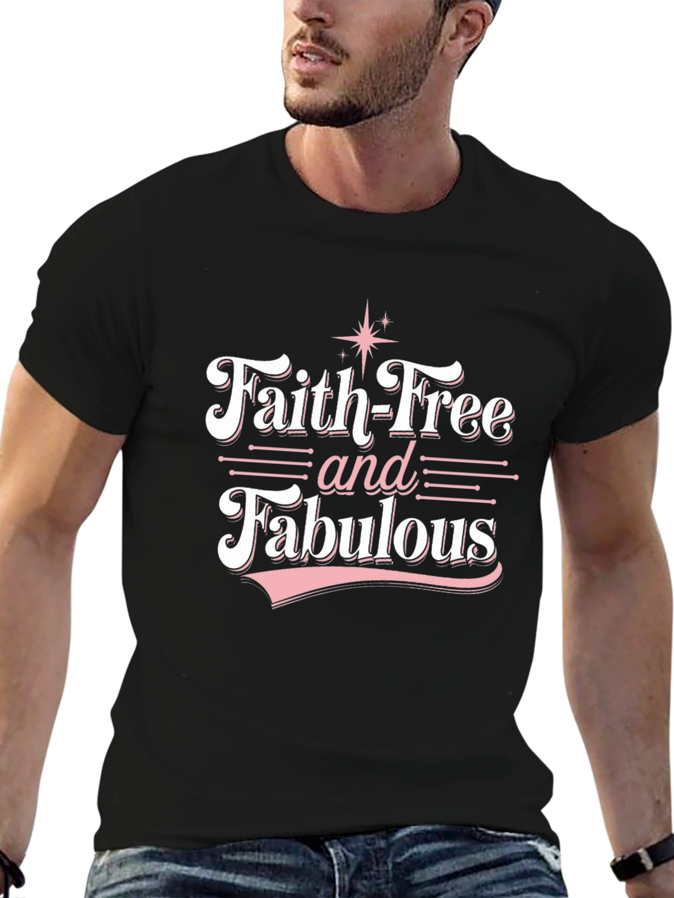 Faith-Free and Fabulous Graphic Tee