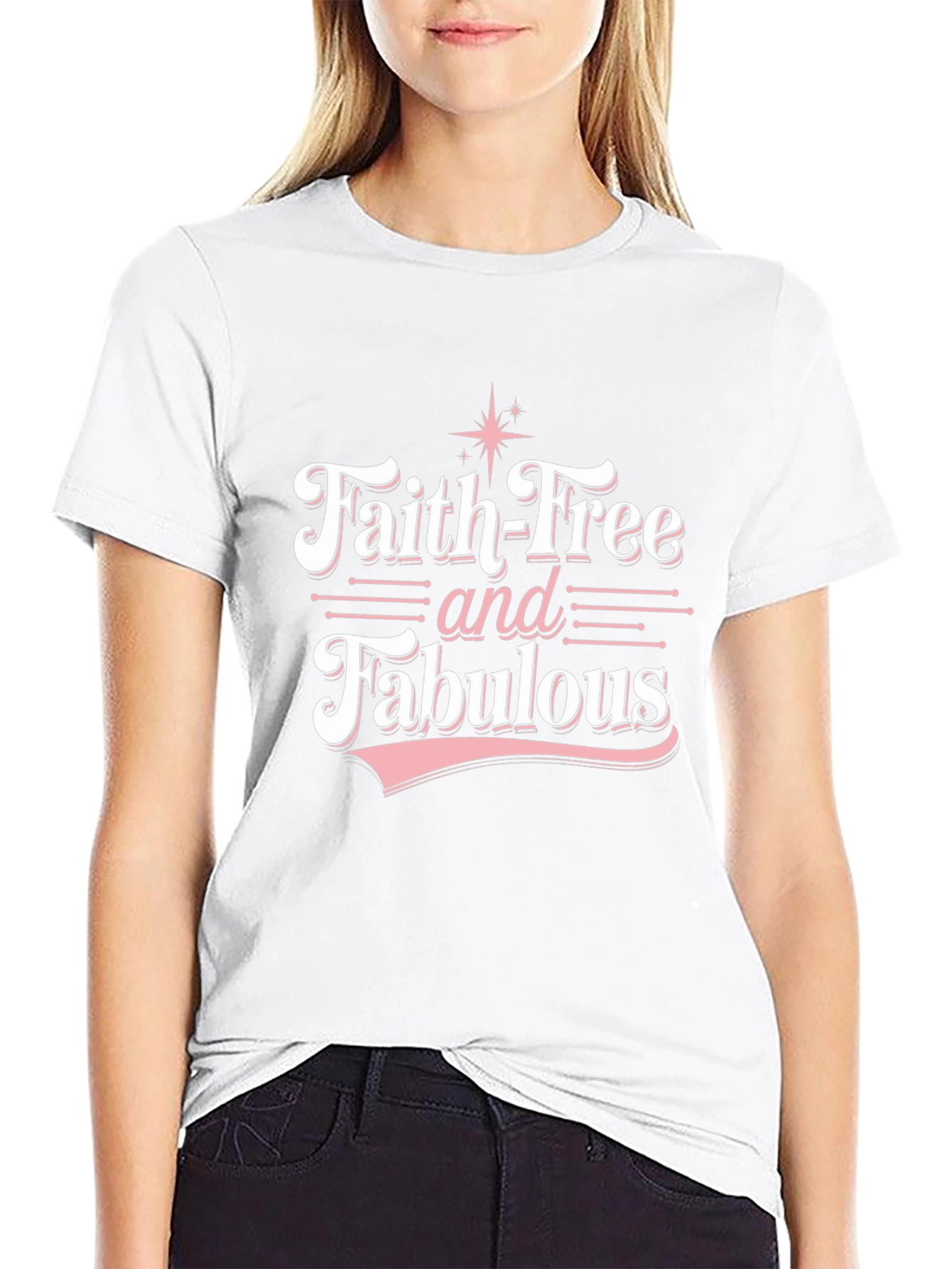 Faith-Free and Fabulous Graphic Tee