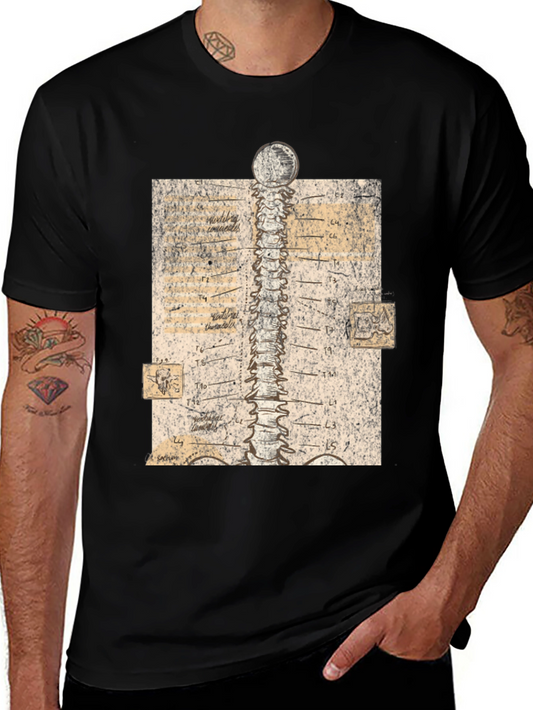 Anatomical Spine Print Tee