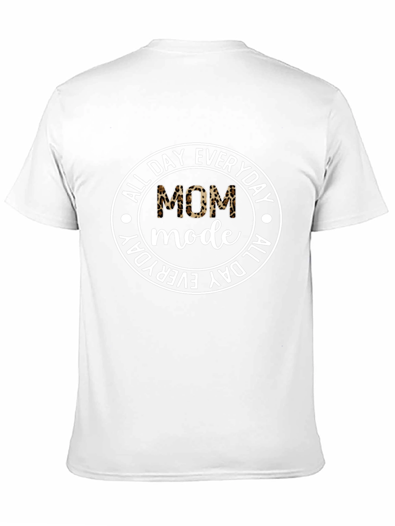Mom Mode Everyday T-Shirt - Leopard Print