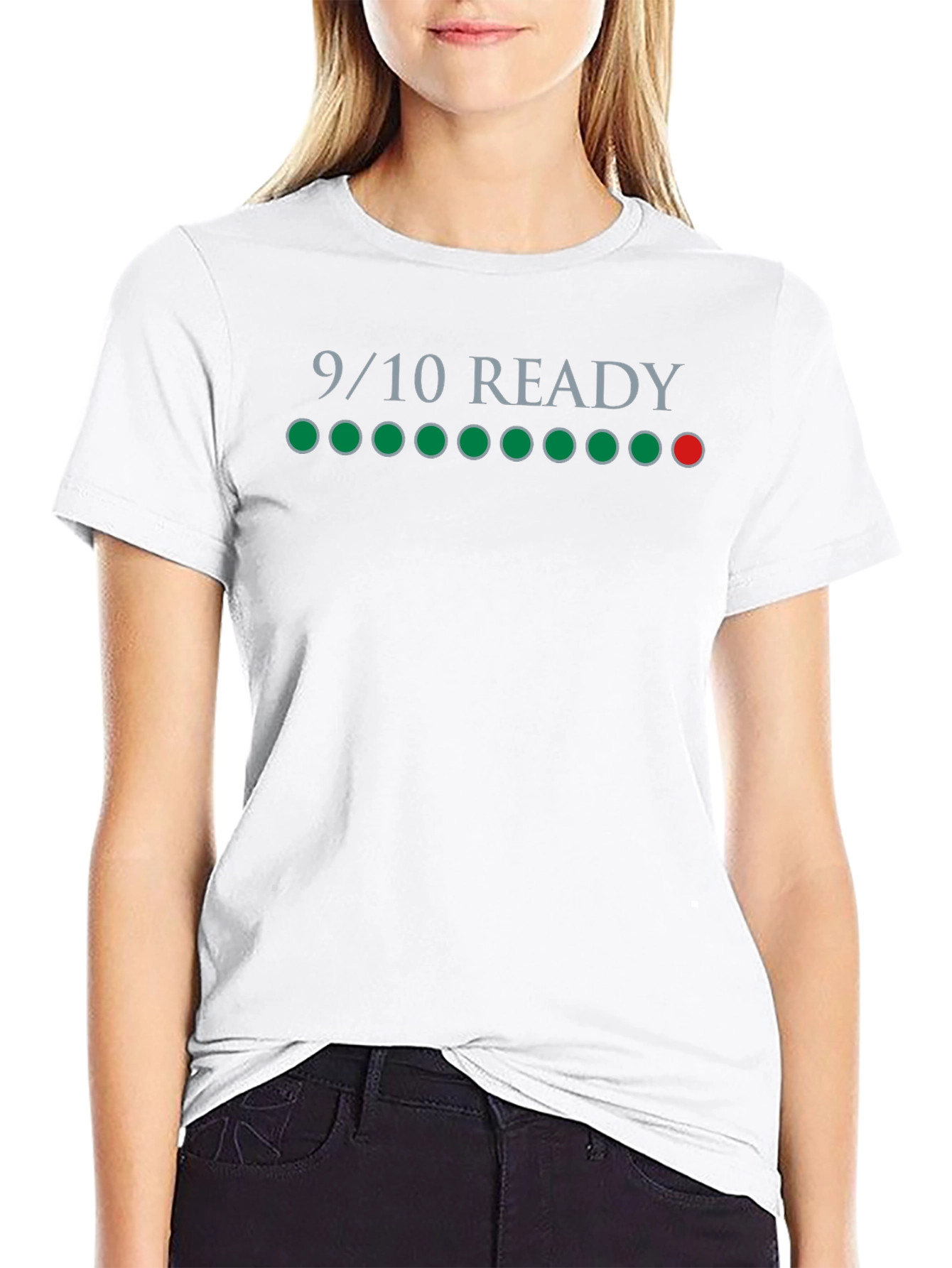 9/10 Ready T-Shirt - Gamer Level Up Style