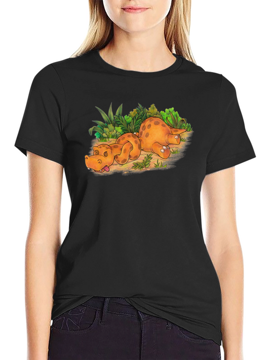 Cartoon Dino Nap T-Shirt