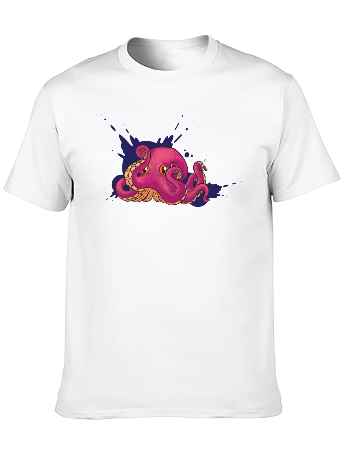 Octopus Graphic Tee - Cool & Casual Black T-Shirt