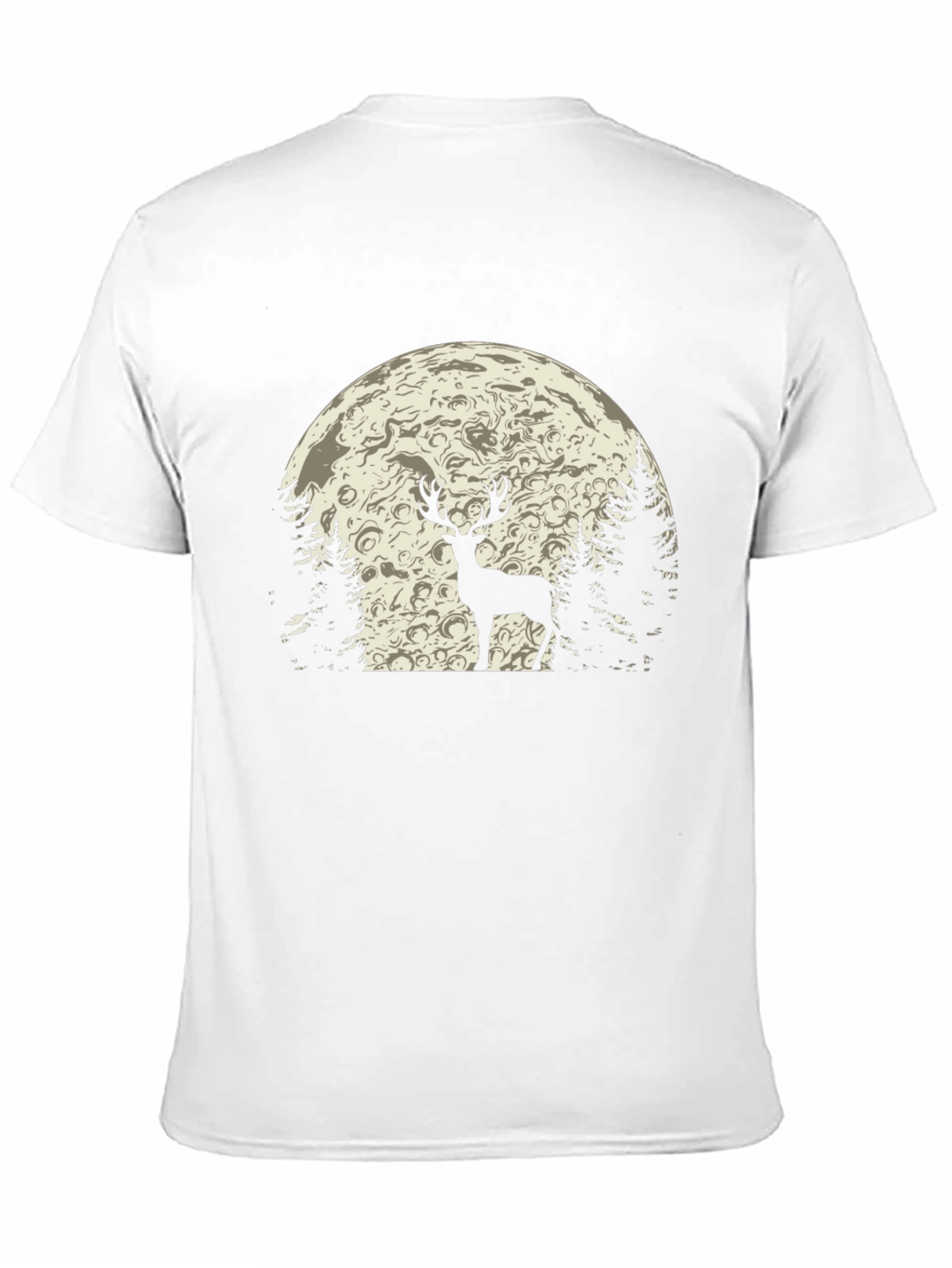 Deer in Moonlight Graphic T-Shirt