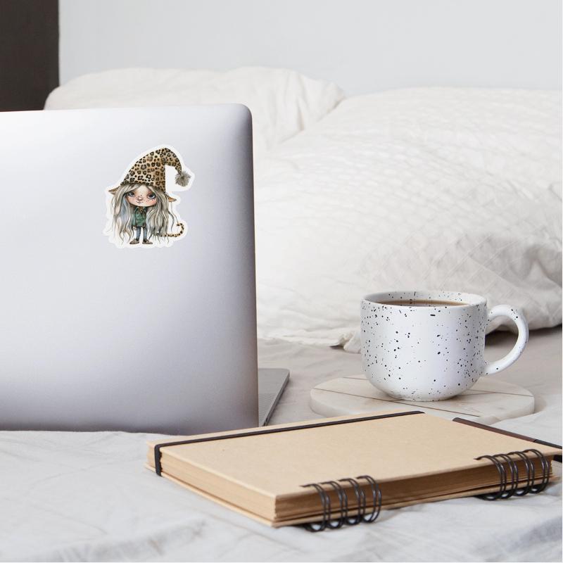 Leopard Print Gnome Clipart Images, Girly