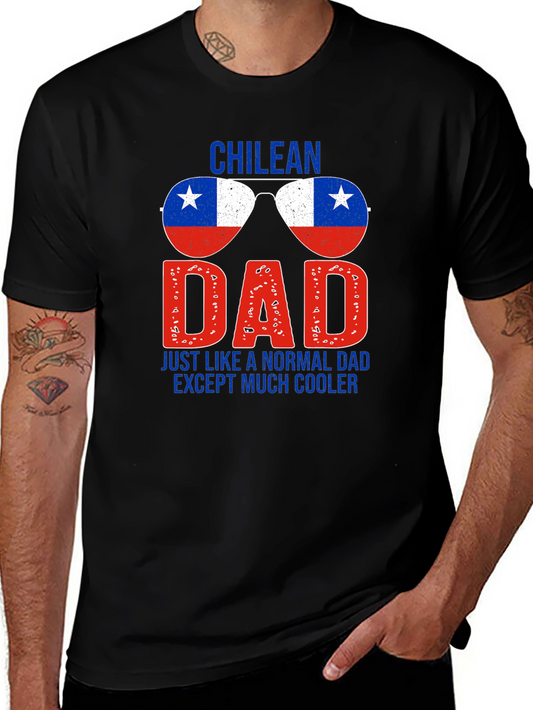 Chilean Dad T-Shirt - Cool Fathers Day Gift