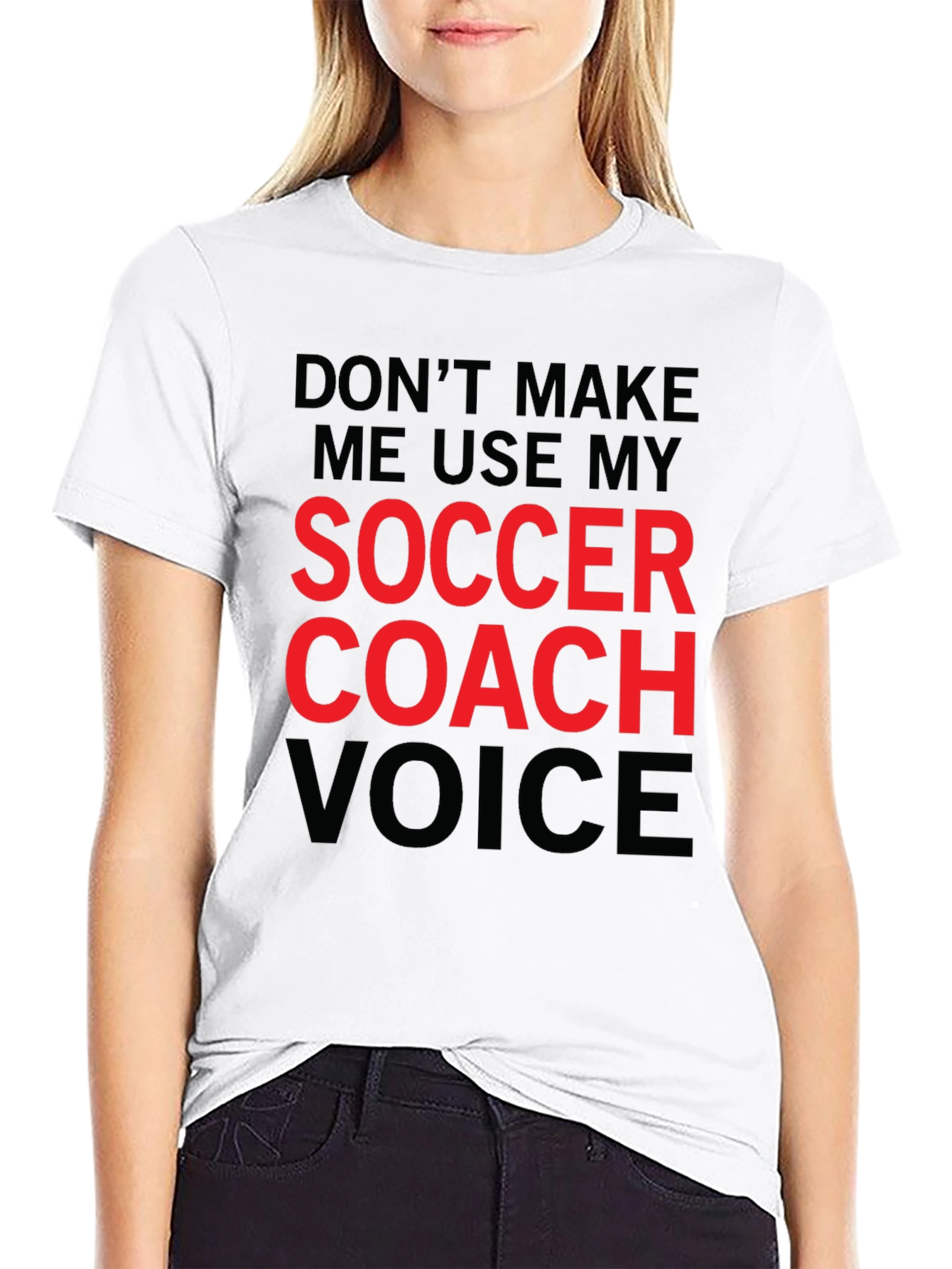Soccer Coach Voice T-Shirt - Funny Coaching Tee