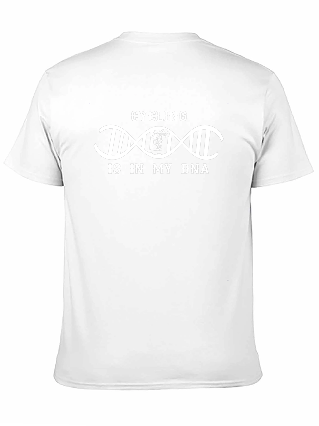 Cycling DNA Graphic Tee - Black Cotton T-Shirt