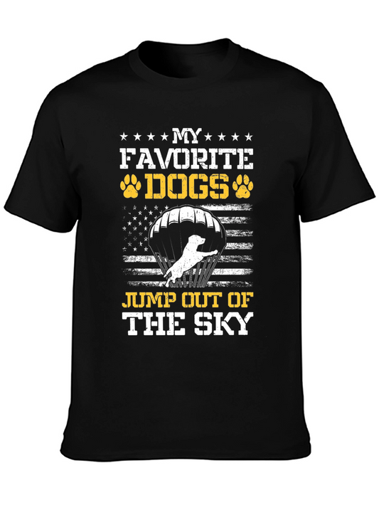 My Favorite Dogs Jump Out of the Sky T-Shirt