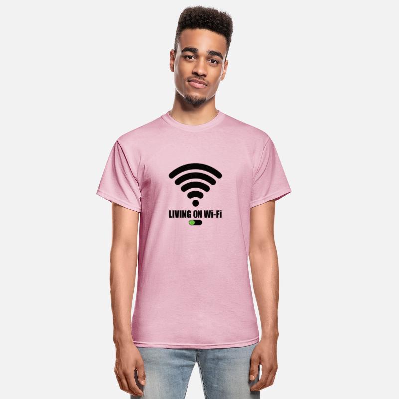 Living On Wi-Fi WiFi WLAN Saying Internet Signal