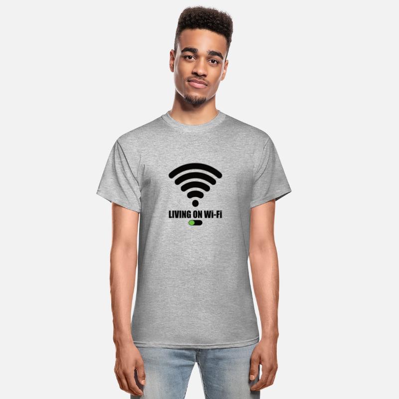 Living On Wi-Fi WiFi WLAN Saying Internet Signal