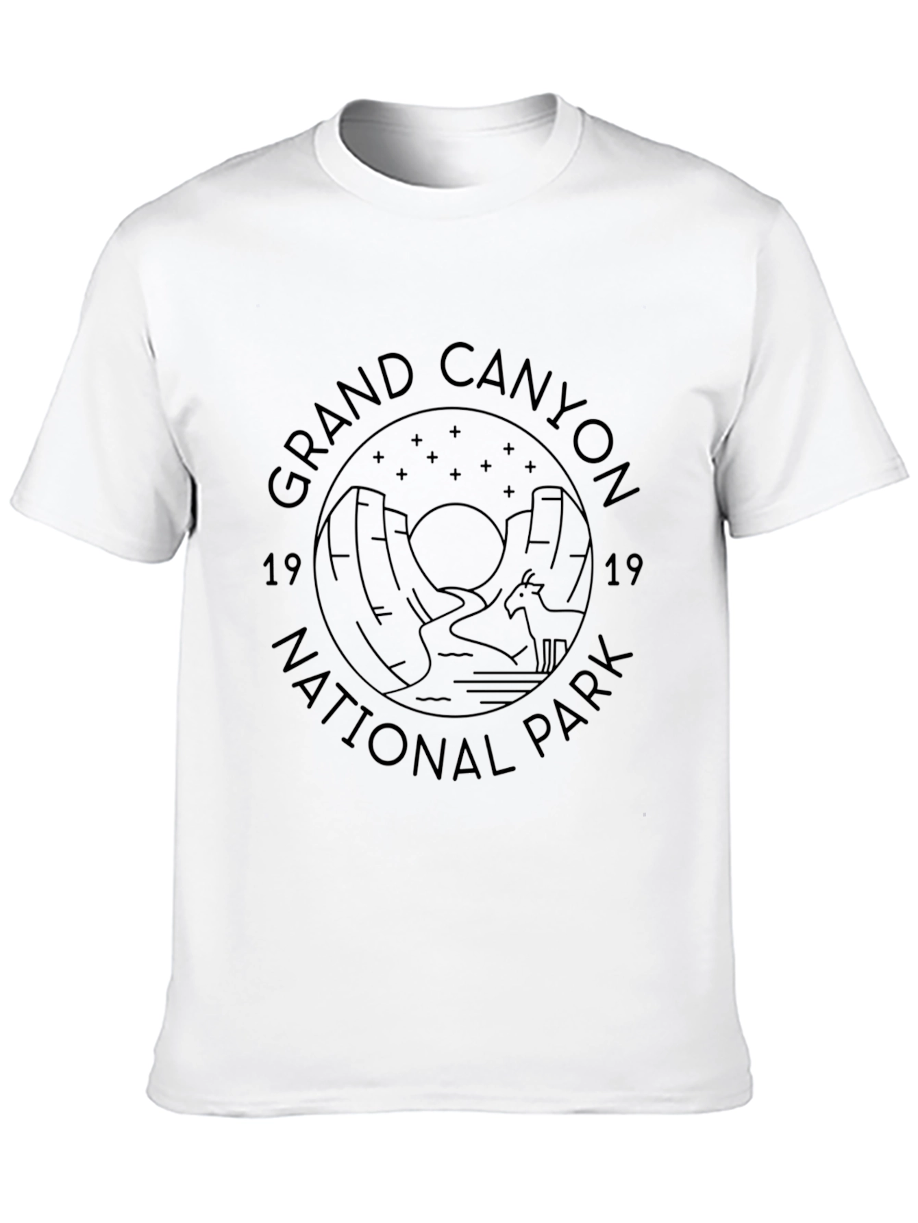 Grand Canyon National Park Black Graphic Tee