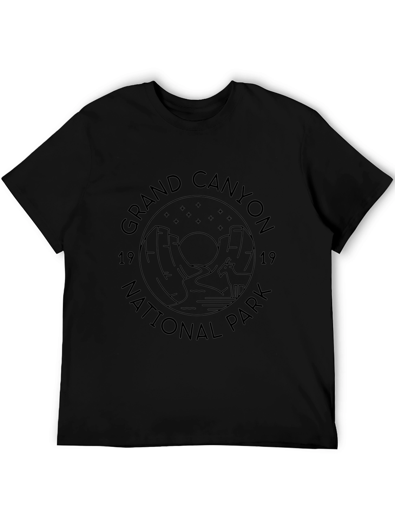 Grand Canyon National Park Black Graphic Tee