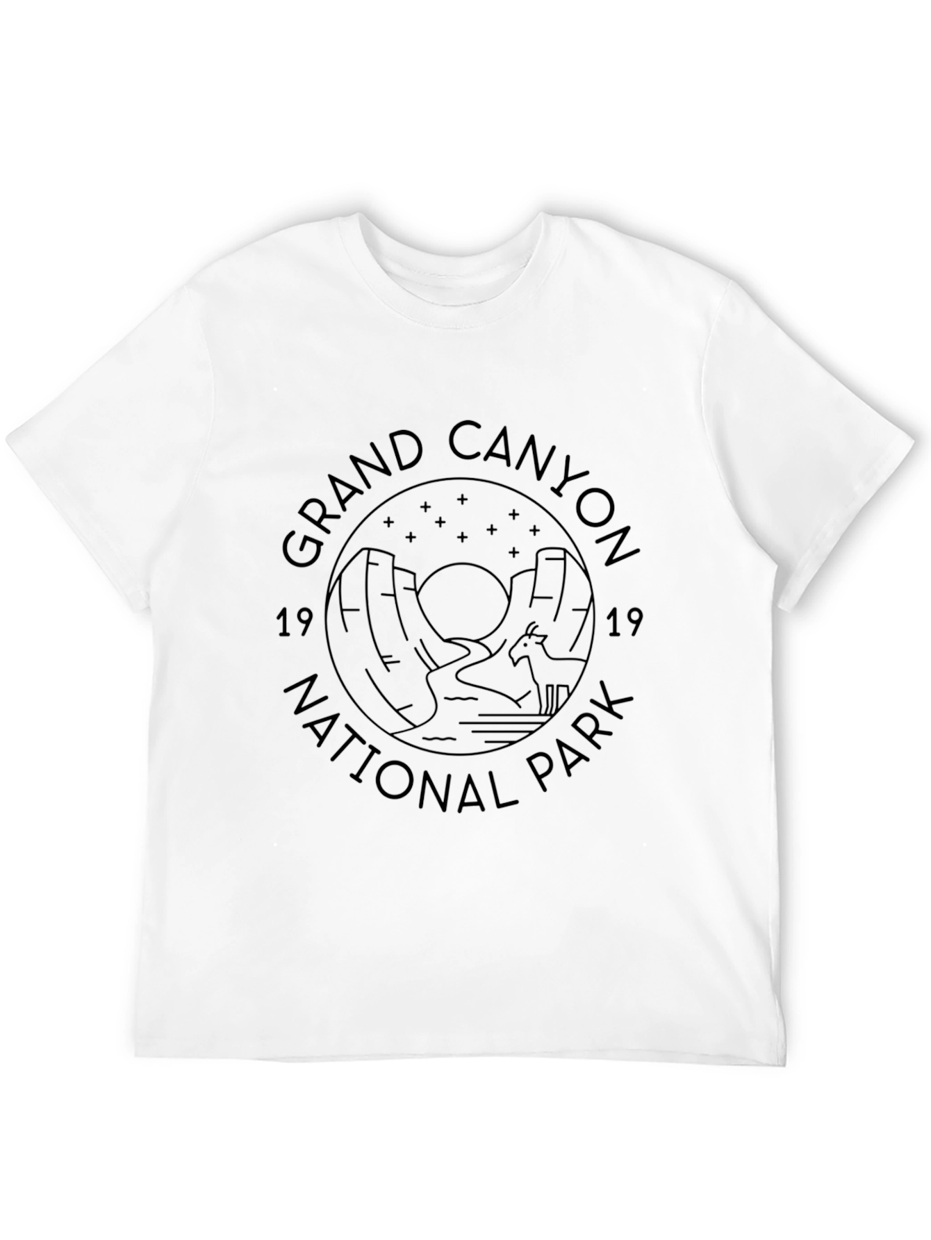 Grand Canyon National Park Black Graphic Tee