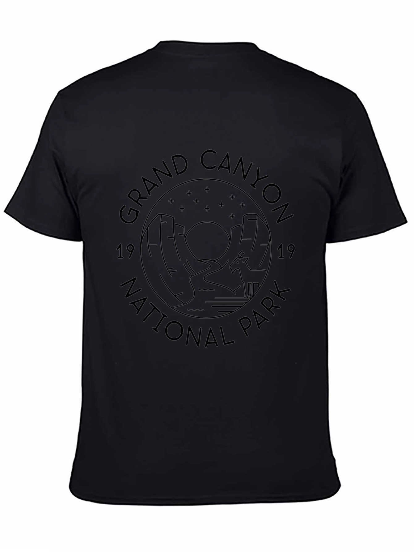 Grand Canyon National Park Black Graphic Tee