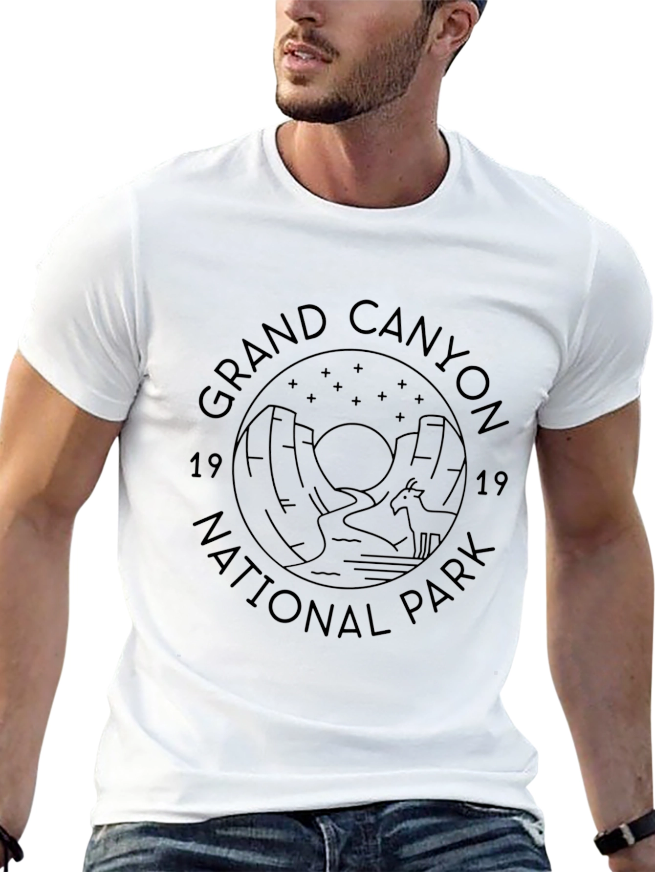 Grand Canyon National Park Black Graphic Tee