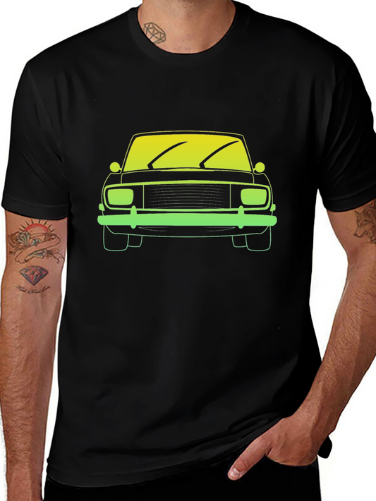 Retro Car Graphic Tee - Classic Style
