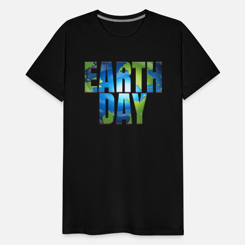 Logo With Ocean And Continents For Earth Day