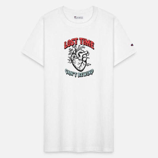 Lost Time Can’t Rewind – Retro Grunge Heart