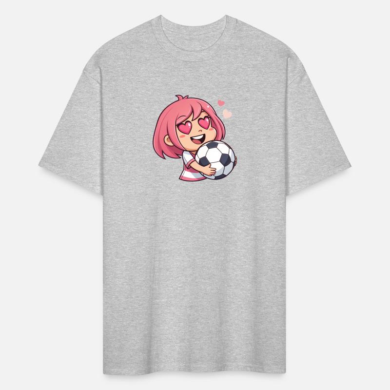 Love for soccer kawaii anime design