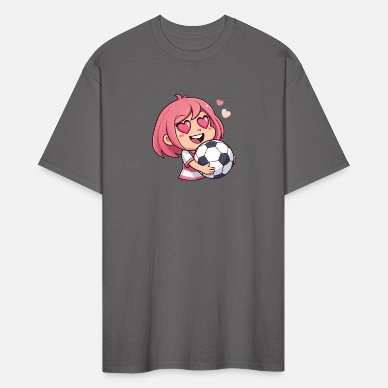 Love for soccer kawaii anime design