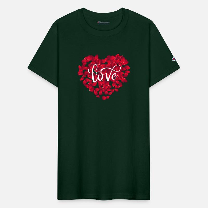"Love-Infused Tee: Wear Your Heart on Your Sleeve"