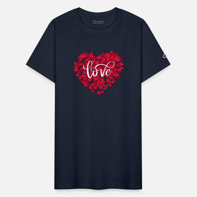 "Love-Infused Tee: Wear Your Heart on Your Sleeve"