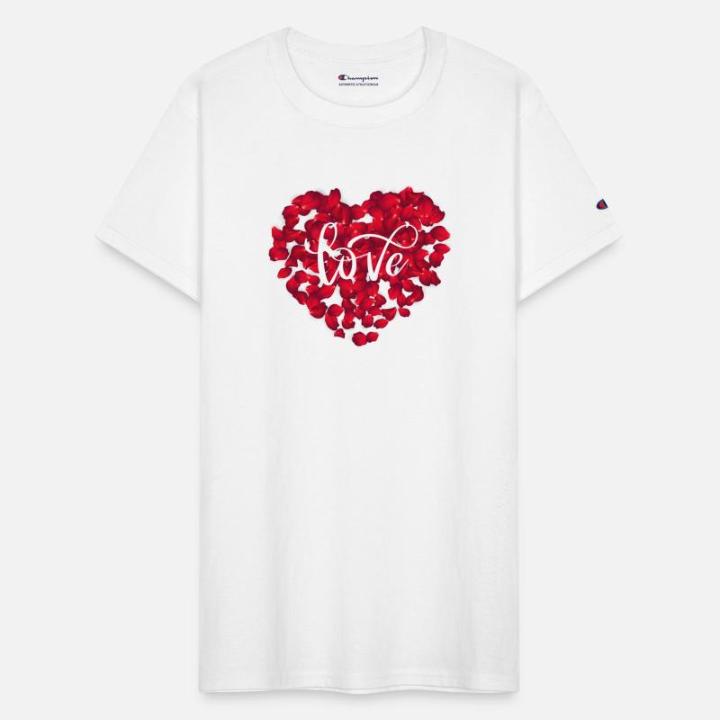 "Love-Infused Tee: Wear Your Heart on Your Sleeve"