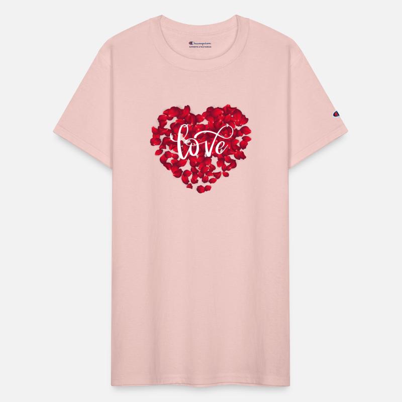 "Love-Infused Tee: Wear Your Heart on Your Sleeve"