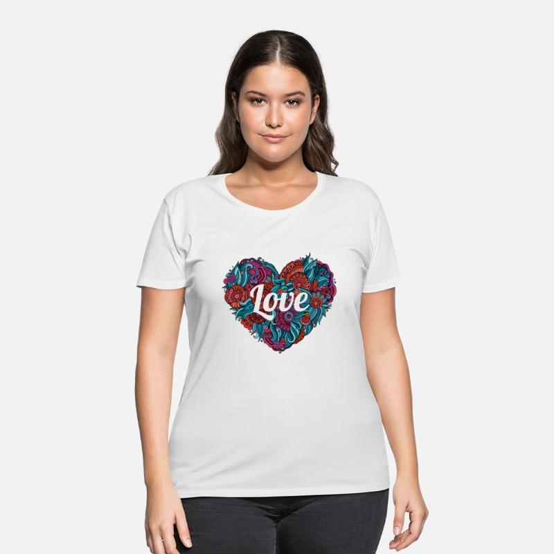 "Love-Infused Tee: Wear Your Heart on Your Sleeve"