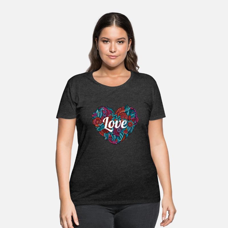 "Love-Infused Tee: Wear Your Heart on Your Sleeve"