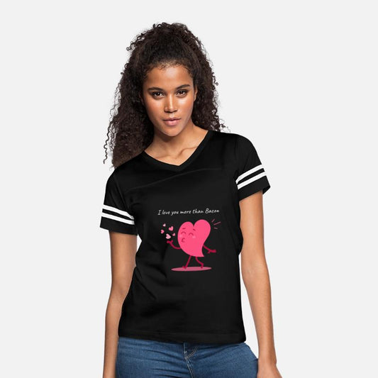 Love You More Than Bacon Valentine’s Day TShirt