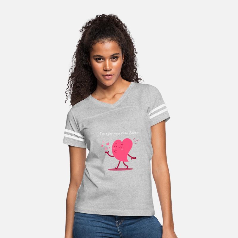 Love You More Than Bacon Valentine’s Day TShirt
