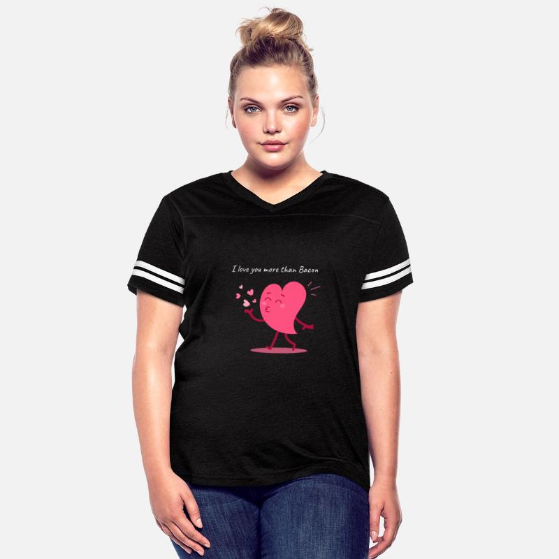 Love You More Than Bacon Valentine’s Day TShirt