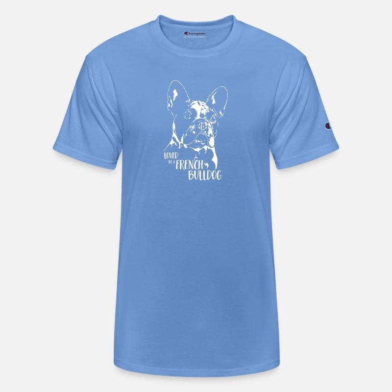 Loved by a French Bulldog dog mom dog saying