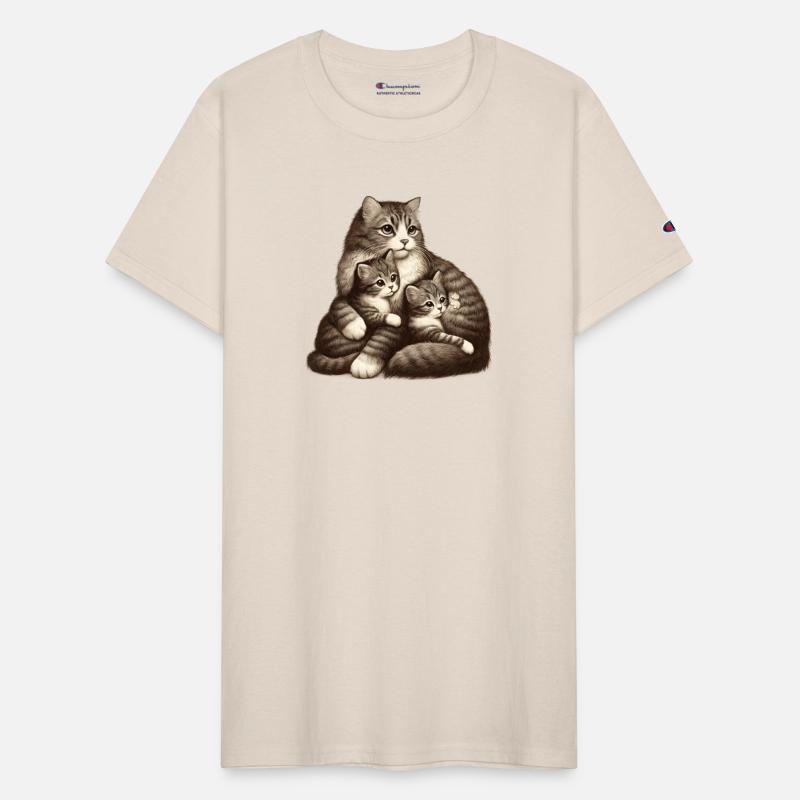 loving grouping of cats and kittens