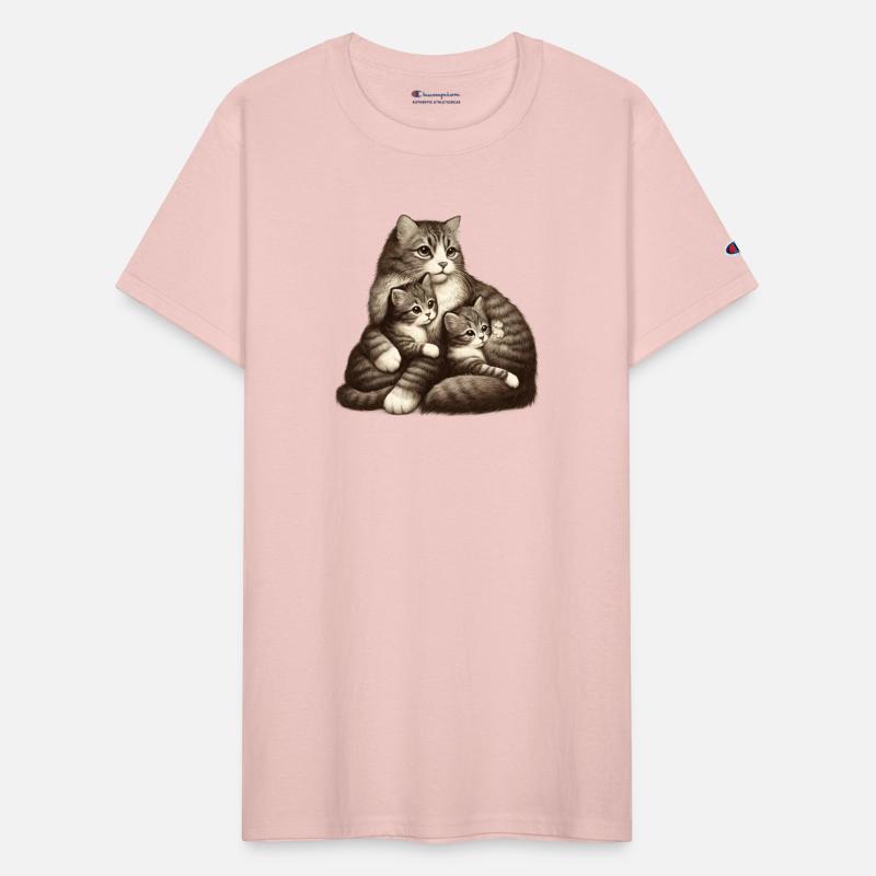 loving grouping of cats and kittens