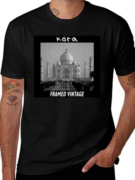 Framed Vintage Taj Mahal Graphic T-Shirt