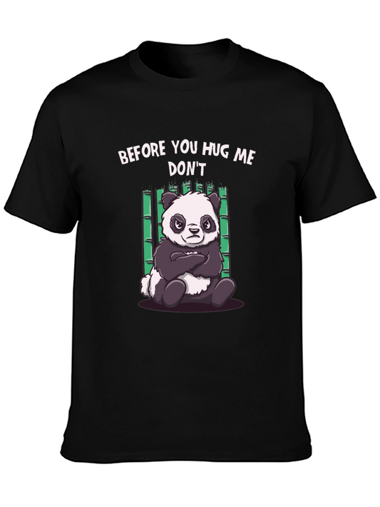 Grumpy Panda T-Shirt - Funny Graphic Tee for Animal Lovers
