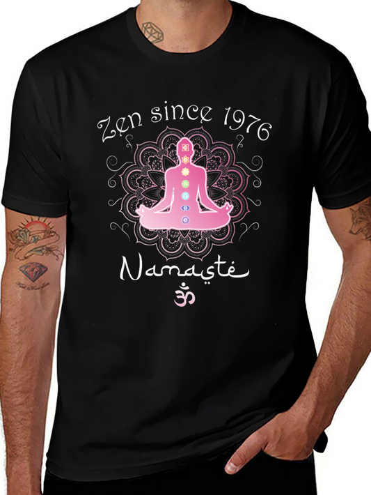 Zen Since 1976 Chakra T-Shirt - Namaste Yoga Tee