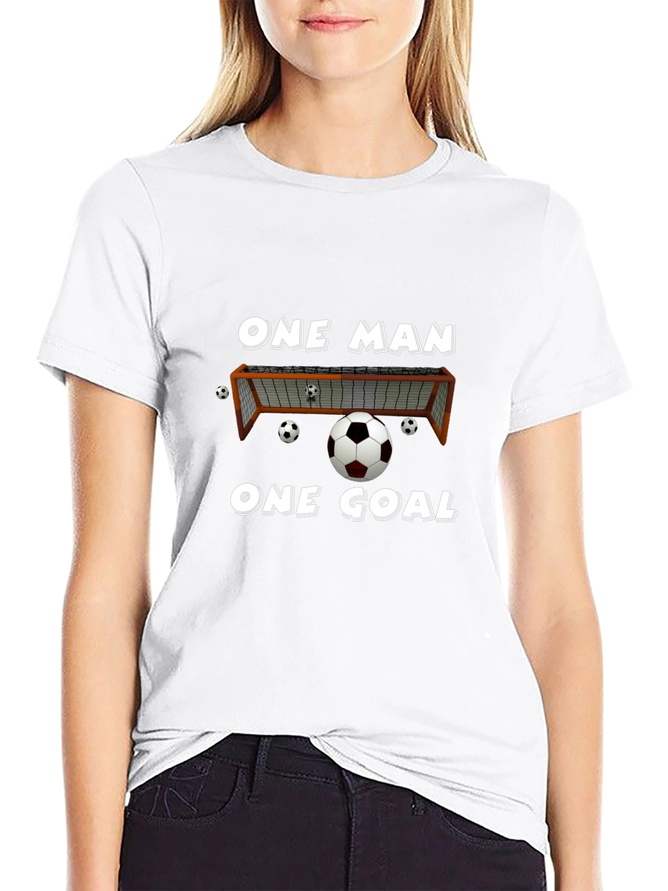 One Man One Goal Soccer T-Shirt